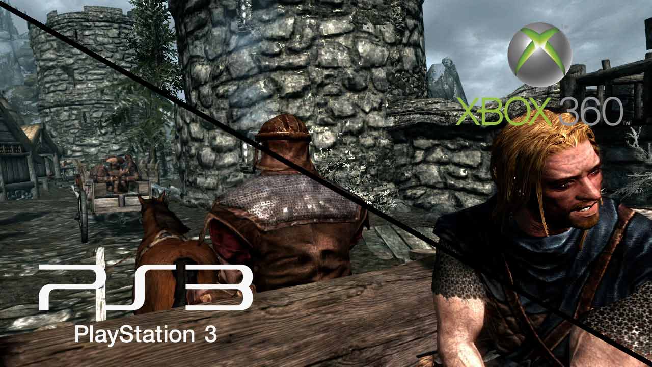 TES V:Skyrim’in Xbox 360 vs PS3 Karşılaştırma Videosu!