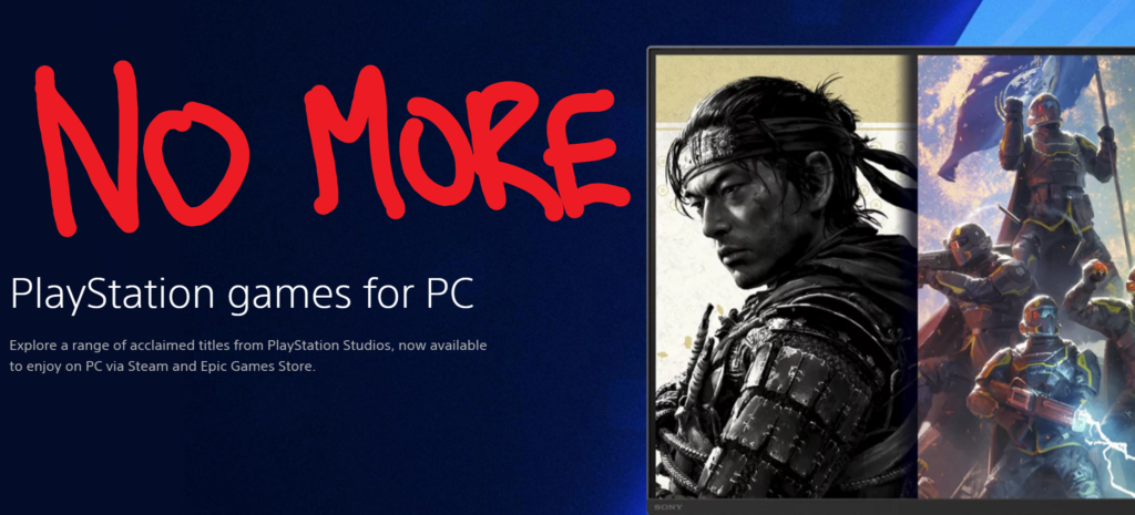 Sony PC’ye Kapılarını Kapatıyor: PlayStation Oyunları Artık Sadece Konsol İçin